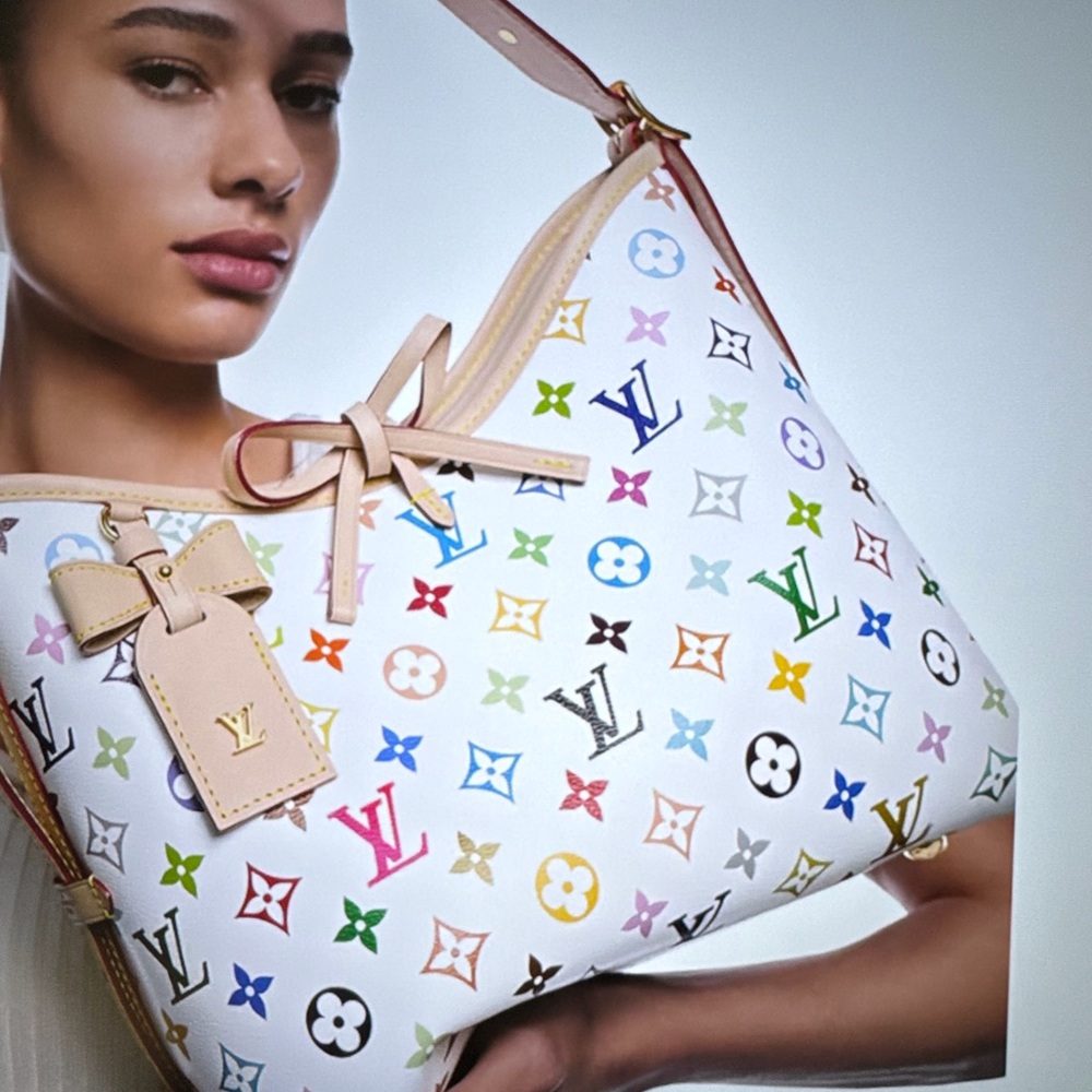 Louis Vuitton Multicolor Monogram Carryall MM Bag carried once like new w/ box💕✨